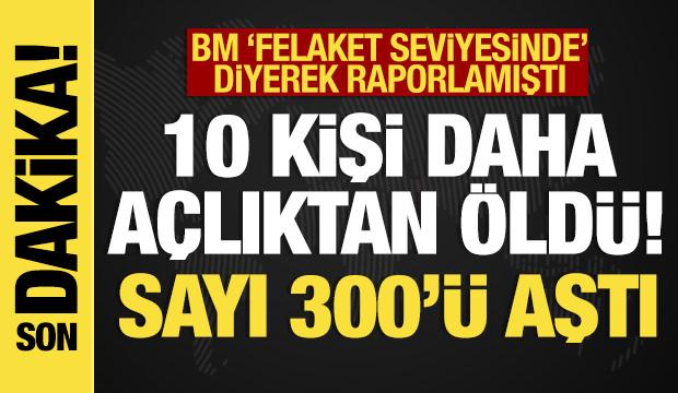 Son 24 saatte 10 kişi daha açlıktan öldü! Gazze'de acı sayı artıyor!