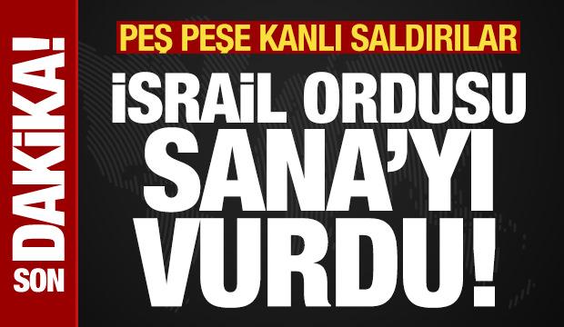 Son dakika: İsrail savaş uçakları ülkenin başkentini vurdu! Peş peşe kanlı saldırılar