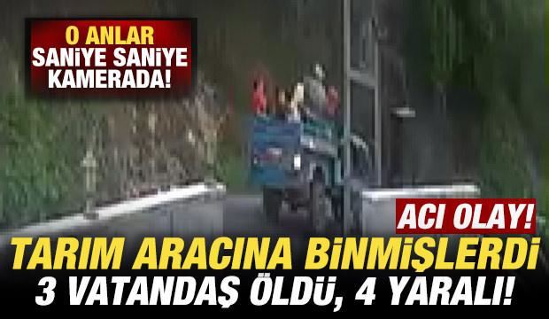 Ordu'da acı olay! Tarım aracına binmişlerdi: 3 vatandaş öldü, 4 yaralı