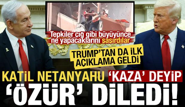 Tepkiler çığ gibi büyüdü, ne yapacaklarını şaşırdılar! Netanyahu ve Trump'tan ilk açıklama