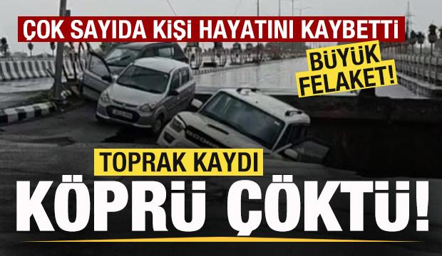 Ülkeyi sarsan felaket! Toprak kaydı, köprü çöktü! Çok sayıda kişi hayatını kaybetti