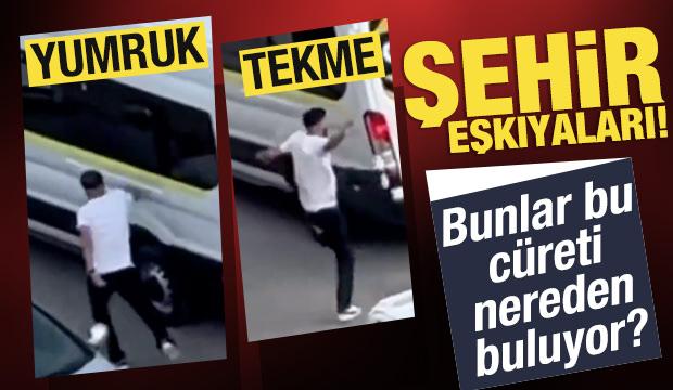 Yer: Ankara! Servis minibüsünü tekmeleyip takip ettiler