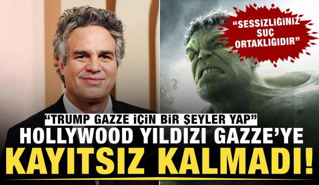 Yeşil dev adam Hulk Trump'a Gazze için "Bir şeyler yap" diye isyan etti! 