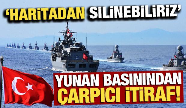 Yunan basınından çarpıcı itiraf: 'Haritadan silinebiliriz'