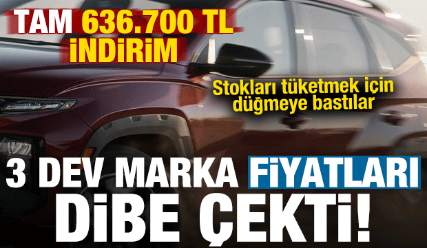 3 dev marka fiyatları dibe çekti! Stokları eritmek için düğmeye bastılar...