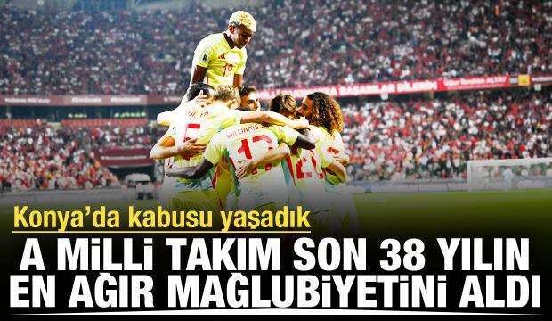 A Milli Takım Konya'da kabusu yaşadı! Son 38 yılın en ağır mağlubiyeti