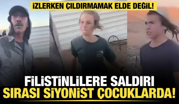Batı Şeria'da işgalci çocuklar eliyle Filistinlilere zulüm! Görüntülere tepki yağdı