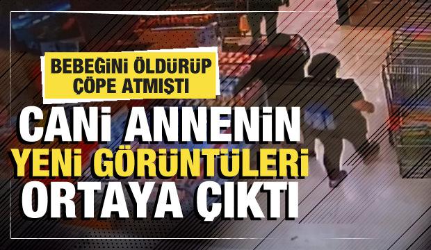 Beşiktaş'ta öldürdüğü bebeğini çöpe atmıştı! Cani annenin yeni görüntüleri ortaya çıktı