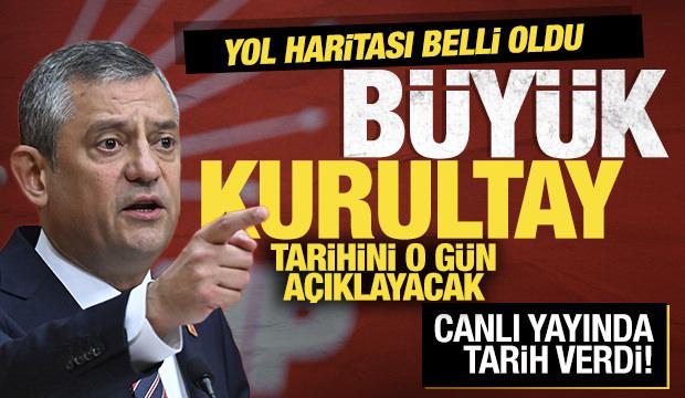 Canlı yayında duyurdu! Özgür Özel Büyük Kurultay tarihini o gün açıklayacak