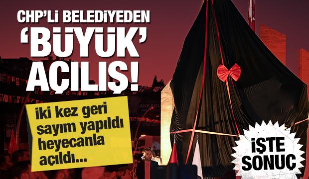 CHP'li belediyeden büyük açılış! İki kez geri sayım yapıldı, heyecanla açıldı...İşte sonuç