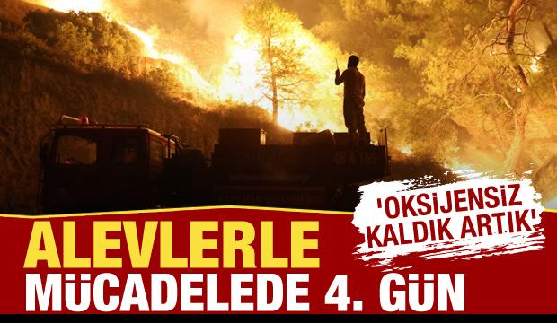 Denizli'deki orman yangınında 4. gün! Havadan ve karadan müdahale sürüyor