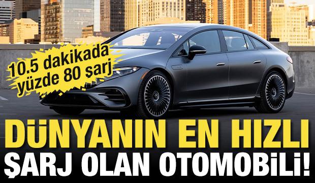 Dünyanın en hızlı şarj olan otomobili! 10.5 dakikada yüzde 80 şarj