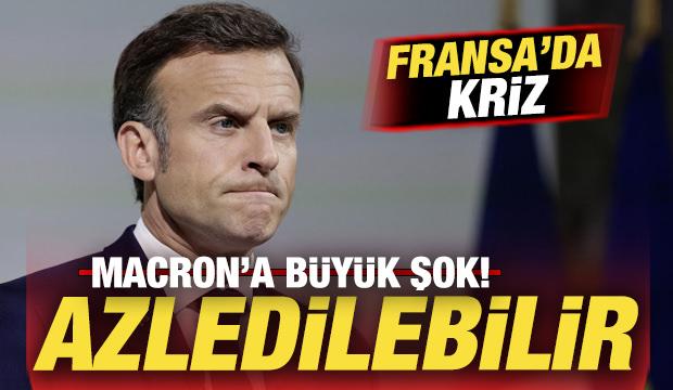 Fransa'da kriz! Macron'a büyük şok: Görevinden azledilebilir