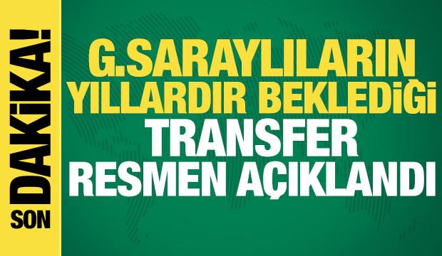 Galatasaraylıların yıllardır beklediği transfer resmen açıklandı