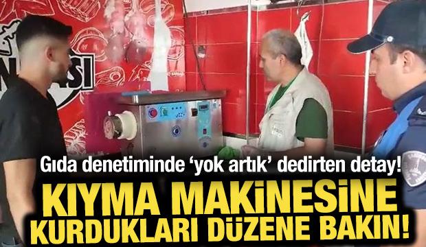 Gaziantep'te kasapta akılalmaz düzenek: Kıyma makinesine gizli düzenek