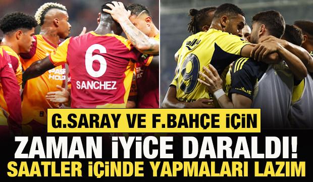  G.Saray ve F.Bahçe için zaman daralıyor! UEFA'ya kadro bildirimine saatler kaldı