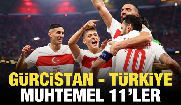 Gürcistan - Türkiye! Muhtemel 11'ler