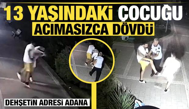 Hem küfür etti hemde tekme tokat dövdü... Dehşet anları kamerada!