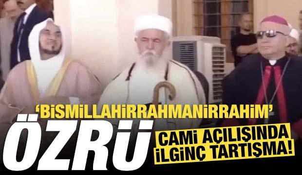 Irak'ta cami açılışında ‘Euzubillahimineşşeytanirracim’ tartışması