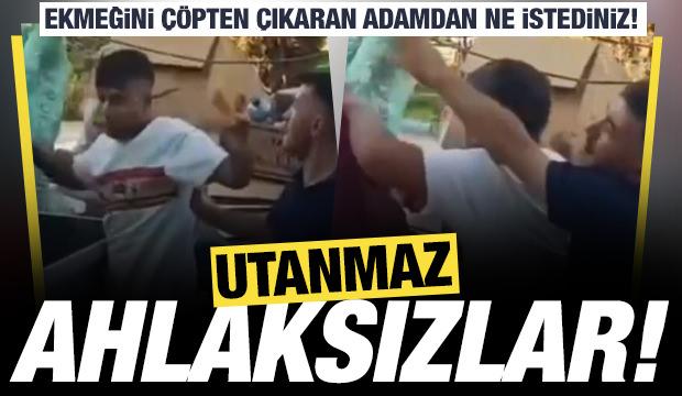 Kahramanmaraş’ta ekmeğini çöpten çıkaran adamı darbettiler