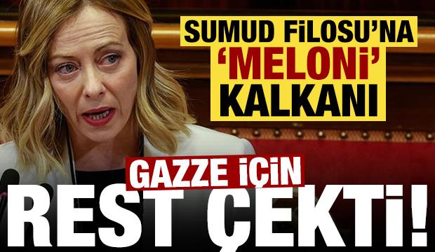 Meloni'den 'Gazze' hamlesi! Sumud Filosu için harekete geçti...