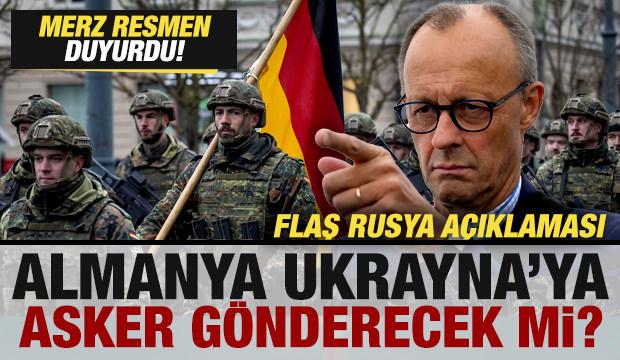 Merz resmen duyurdu! Almanya, Ukrayna'ya asker gönderecek mi? Flaş Rusya açıklaması