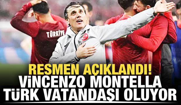 Resmen açıklandı! Montella Türk vatandaşı oluyor
