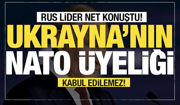 Son dakika...Putin: Ukrayna'nın NATO'ya üyeliği kabul edilemez!