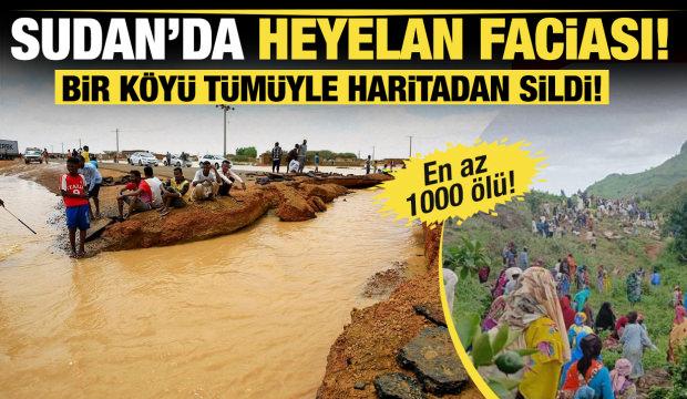Sudan’da heyelan faciası! Bir köyü tümüyle haritadan sildi! En az 1000 ölü! 