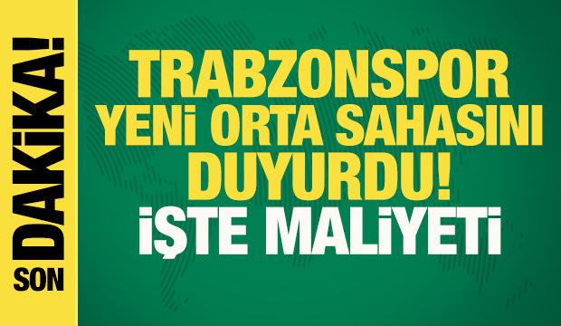 Trabzonspor, yeni orta sahasını açıkladı! 3+1 yıllık imza