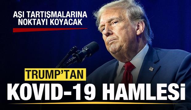 Trump'tan Kovid-19 aşılarıyla ilgili çağrı! Tartışmalara noktayı koyacak