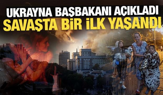 Ukrayna başbakanı açıkladı: Savaşta bir ilk yaşandı