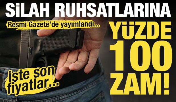 Silah ruhsatlarına zam! Karar resmi Gazete'de! Fiyatlar iki katına çıktı...