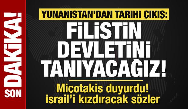 Yunanistan Başbakanı Miçotakis: Filistin Devleti'ni tanıyacağız