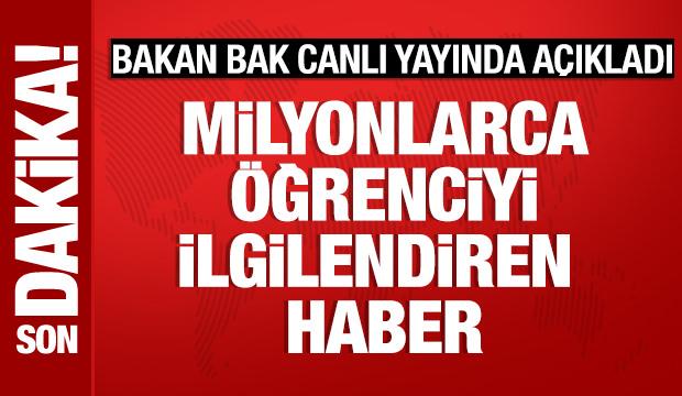 Son Dakika! Bakan Bak duyurdu: Yurt başvuruları başladı