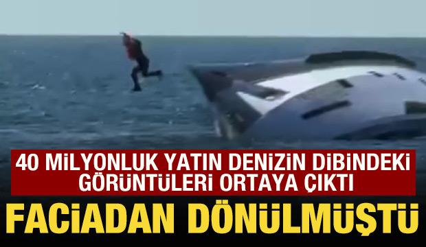 Zonguldak'ta batmıştı: 40 milyon liralık yatın su altı görüntüleri ortaya çıktı
