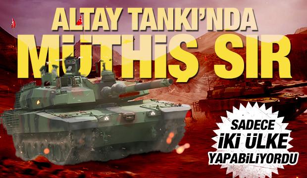 Altay Tankı'nda dünya devlerine meydan okuyan zırh! Sır gibi saklanıyor...