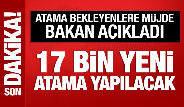 Bakan Memişoğlu açıkladı: Sağlıkta 17 bin yeni atama yapılacak