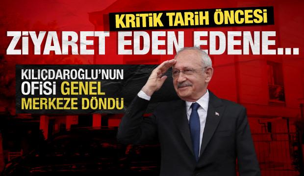 CHP'de dengeler değişiyor: Kılıçdaroğlu'na ziyaretçi akını! Ofisi genel merkeze döndü