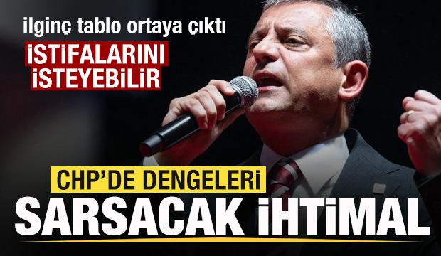 CHP’de dengeleri sarsacak ihtimal! Özgür Özel istifalarını isteyebilir