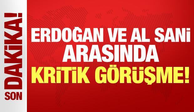 Cumhurbaşkanı Erdoğan ve Katar Emiri Al Sani arasında kritik görüşme!