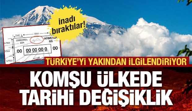 Ermanistan'da tarihi değişiklik... İnadı bıraktılar! Türkiye'yi yakından ilgilendiriyor