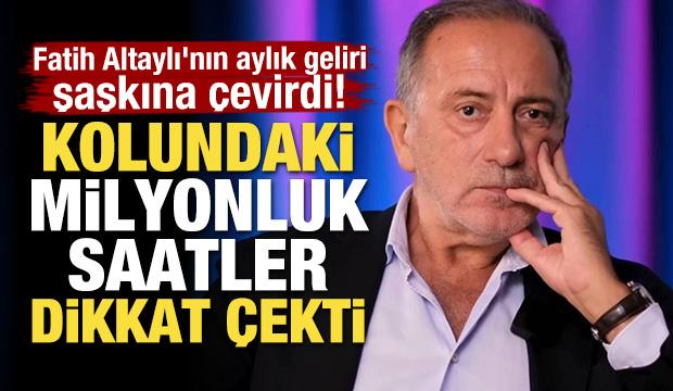 Fatih Altaylı'nın aylık geliri şaşkına çevirdi! Kolundaki milyonluk saatler dikkat çekti