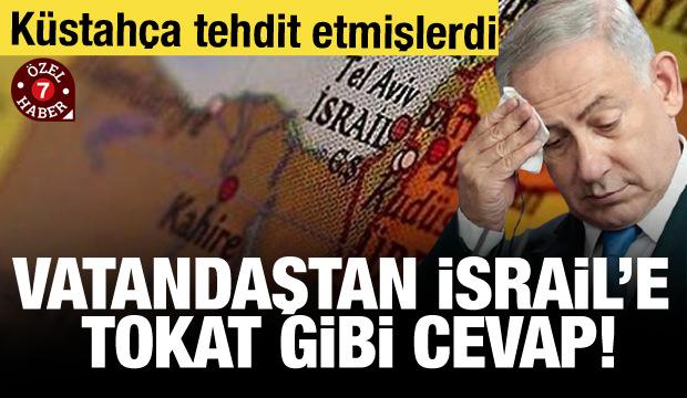 İsrail Ankara'yı tehdit etmişti! Vatandaşlardan tokat gibi cevap geldi