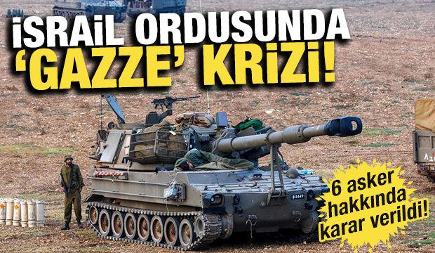 İsrail ordusunda kriz! 6 askere ceza