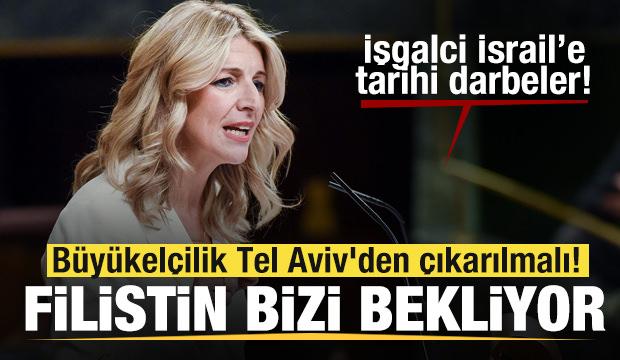 İsrail'e tarihi darbeler! Büyükelçilik Tel Aviv'den çıkarılmalı! Filistin bizi bekliyor