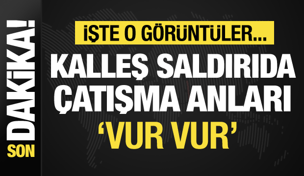 İzmir'deki saldırıda çatışma anları ortaya çıktı!