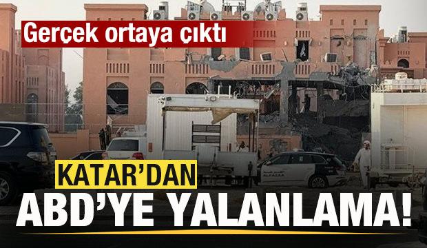 Katar'dan ABD'ye yalanlama! Gerçek ortaya çıktı