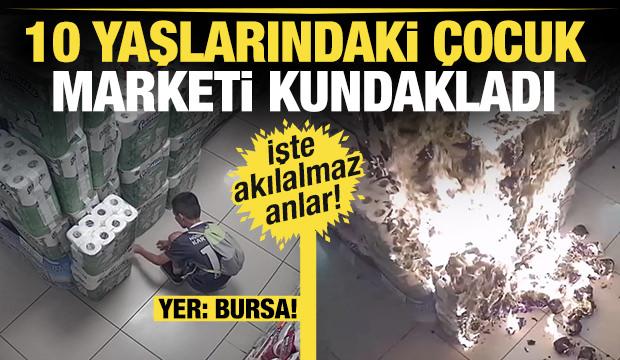 Küçük çocuğun ateşle oyunu az kalsın faciaya neden oluyordu