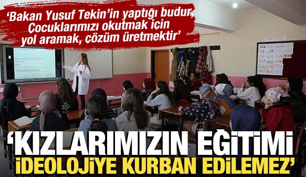 Muhammed Sarı: 'Kızlarımızın eğitimi ideolojiye kurban edilemez'